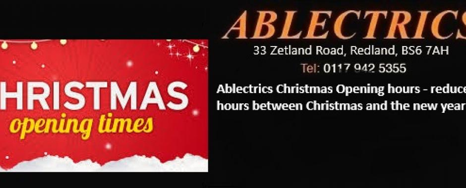 xmas opening hours, electrical wholesalers opening over chrismtas, ablectrics christmas opening hours, 2024 christmas opening