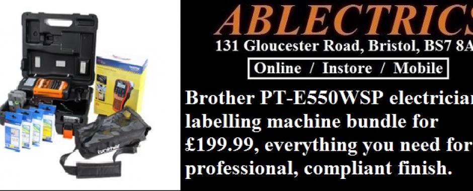 brother printers, brother labelling, labelling machine, labelling app, electrician labels, 