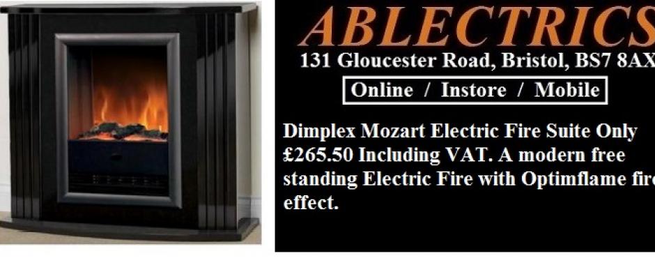 dimplex fire, electric fire, dimplex electric fire, mozart electric fire, mzt20bl dimplex, fire suite, dimplex fire suite, mozart fire suite