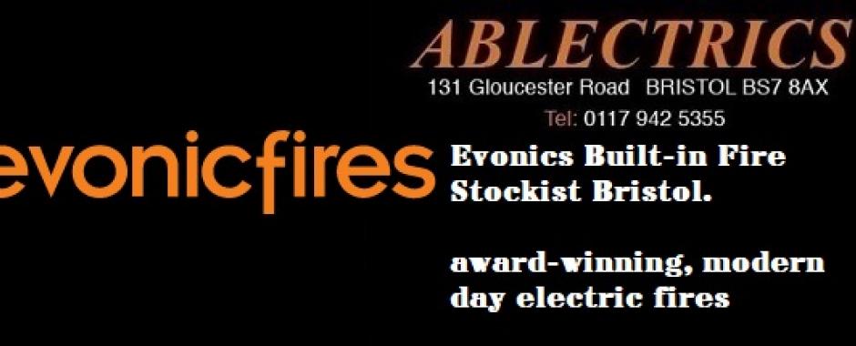 built in fire, built-in fire, evonics fires, ablectrics showroom, new showroom, fires on display in bristol, 