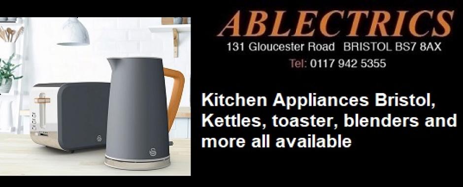 kitchen appliances, kettles, toasters, buying a kettle in bristol, buying a toaster in bristol