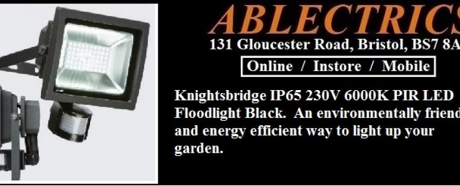 led flood light, led floodlight, led pir light, outdoor led, pir floodlight, knightsbridge pir light, knightsbridge led pir, 