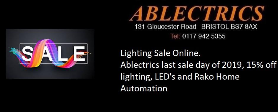 lighting sale bristol, light sale, online lighting sale, lighting sale this weekend, online sale this weekend, bristol lighting sale, ablectrics lighting sale
