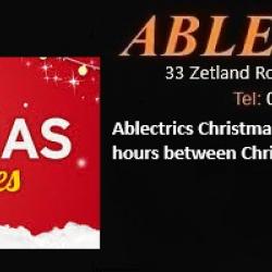 xmas opening hours, electrical wholesalers opening over chrismtas, ablectrics christmas opening hours, 2024 christmas opening