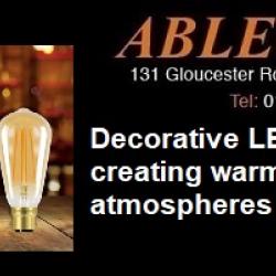 decorative led, decorative lamps, squirrelcage, globe, lp60, antique style led, 2200k lamps, high cri leds, 