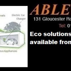 eco home, ablectrics eco solutions, car chargers, led lighting, storage batteries, low energy solutions