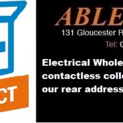 first fix, second fix, click and collect, contactless collection, bristol contactless collection, electrical contactless collection, 