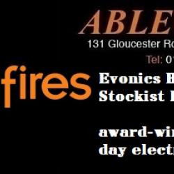 built in fire, built-in fire, evonics fires, ablectrics showroom, new showroom, fires on display in bristol, 