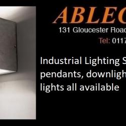industrial lighting, concrete lighting, steampunk lighting, concrete pendant, industrial lighting showroom, concrete downlights, 