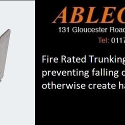 trunking clips, fire rated clips, fire regulations, trunking regulations, trunking accessories