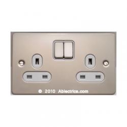 get, light switch, schneider, dimmer, flat plate, metal finish, socket, cooker switch, spur, isolator